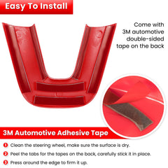 Easy no-drill installation helps refresh the steering area quickly.
