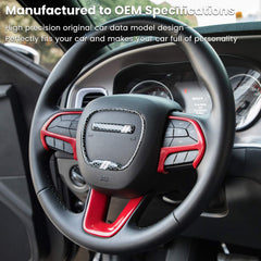 Adhesive-backed trim bonds firmly for stable driving fit.
