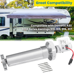 E-cowlboy right-side torsion assembly for 9100 series improves awning deployment.