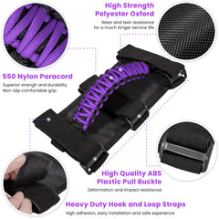 E-cowlboy three-strap design ensures stable attachment on Jeep roll bars