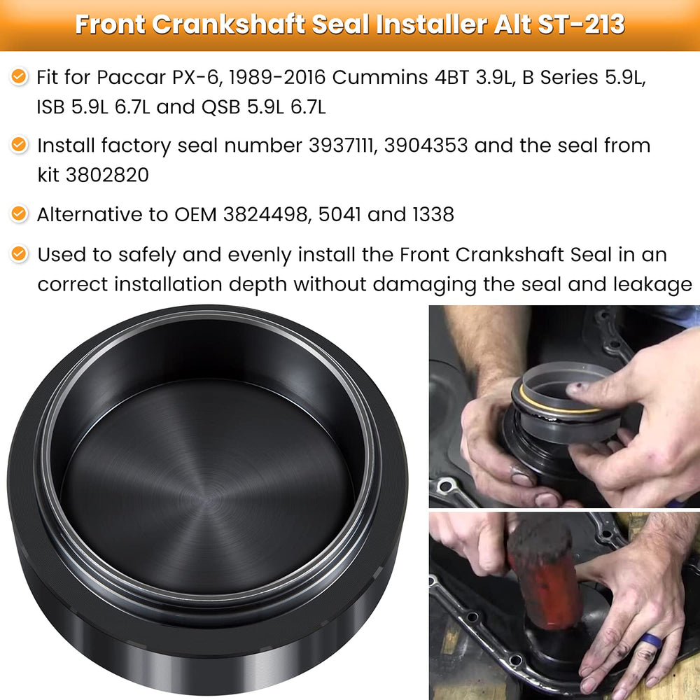 Accurate installation depth helps minimize seal damage during use.