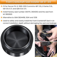 Accurate installation depth helps minimize seal damage during use.