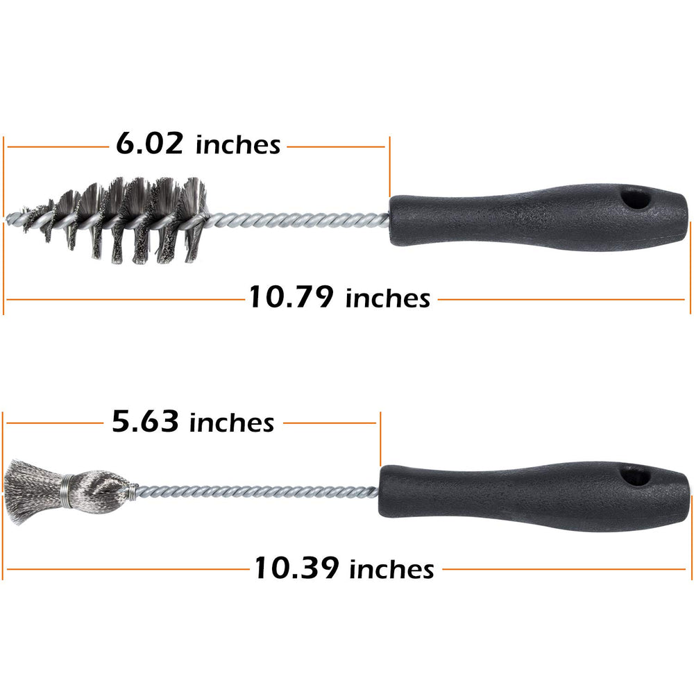 E-cowlboy stainless steel flat bottom brush for flat surface cleaning