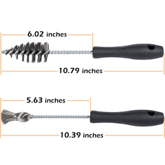 E-cowlboy stainless steel flat bottom brush for flat surface cleaning