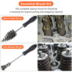 E-cowlboy stainless steel spiral tube brush for robust scrubbing power