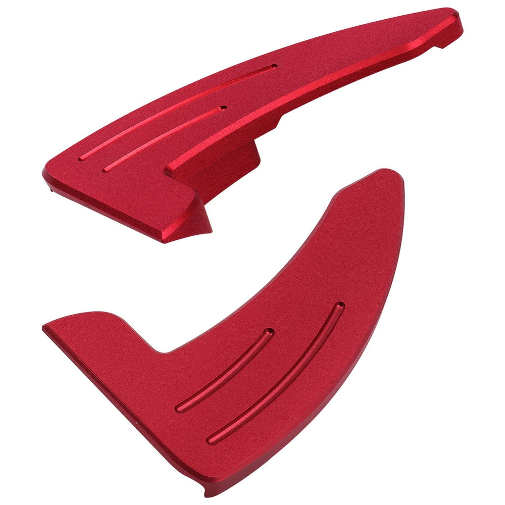 E-cowlboy red extended paddle trim for Chrysler 200 adds premium feel and protection.