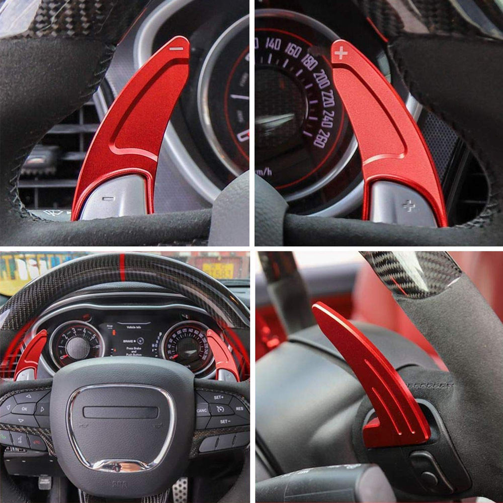 E-cowlboy red extended paddle cover for Jeep Grand Cherokee adds a refined look.