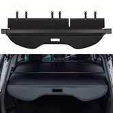 E-cowlboy trunk cargo cover for Ford Escape demonstrates a retractable privacy shield.