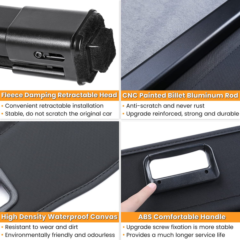 Ecowlboy trunk cover installs in seconds and requires no tools or drilling.
