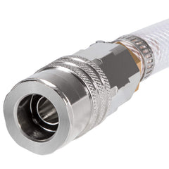 E-cowlboy tool-free installation for Volvo/Mack drain hose saves time.