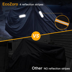 EcoZoro 300D cover with silver lining Protects paint from UV rays.