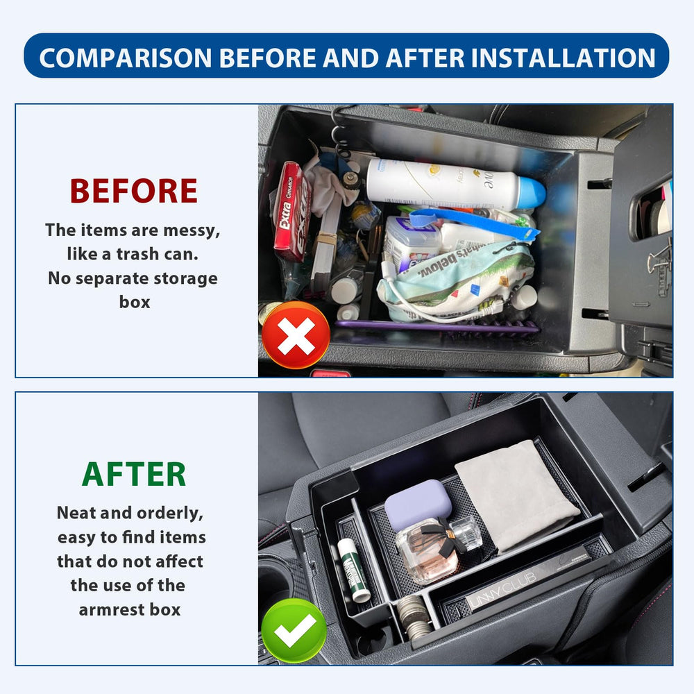 EDBETOS 4Runner armrest organizer expands center console storage.