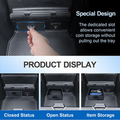 EDBETOS ABS tray with non-slip mats prevents sliding on rough roads