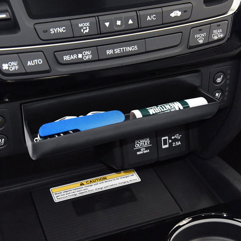 EDBETOS black organizer tray supports clutter-free cabin environments.
