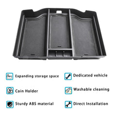EDBETOS Center console insert for RAM 2500 enables quick access.
