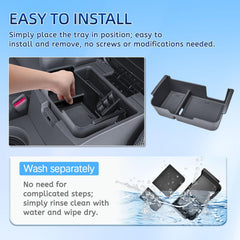 EDBETOS center-console tray Frontier is made from durable ABS plastic for long term use