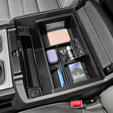 EDBETOS center console organizer tray fits Sierra 1500 for organized storage.