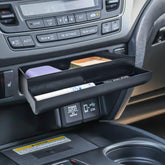 EDBETOS console drawer tray for Honda Pilot fits under the radio for organized space.
