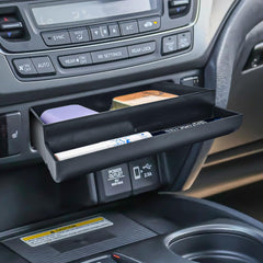 EDBETOS console drawer tray for Honda Pilot fits under the radio for organized space.