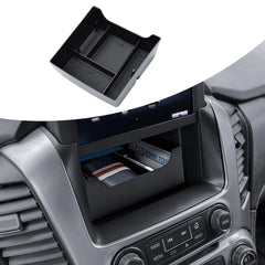 EDBETOS console organizer tray for Yukon with lift-screen keeps essentials within reach.
