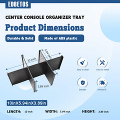 EDBETOS CR-V storage divider keeps keys and cables neatly separated