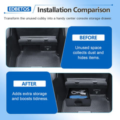 EDBETOS cubby organizer tray adds easy-access storage to your RAM truck