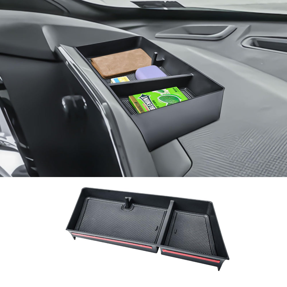 EDBETOS dashboard organizer behind screen for Chevy Trax keeps essentials within reach