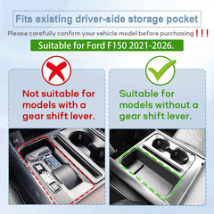 EDBETOS F-150 center console insert tray creates organized storage in seconds