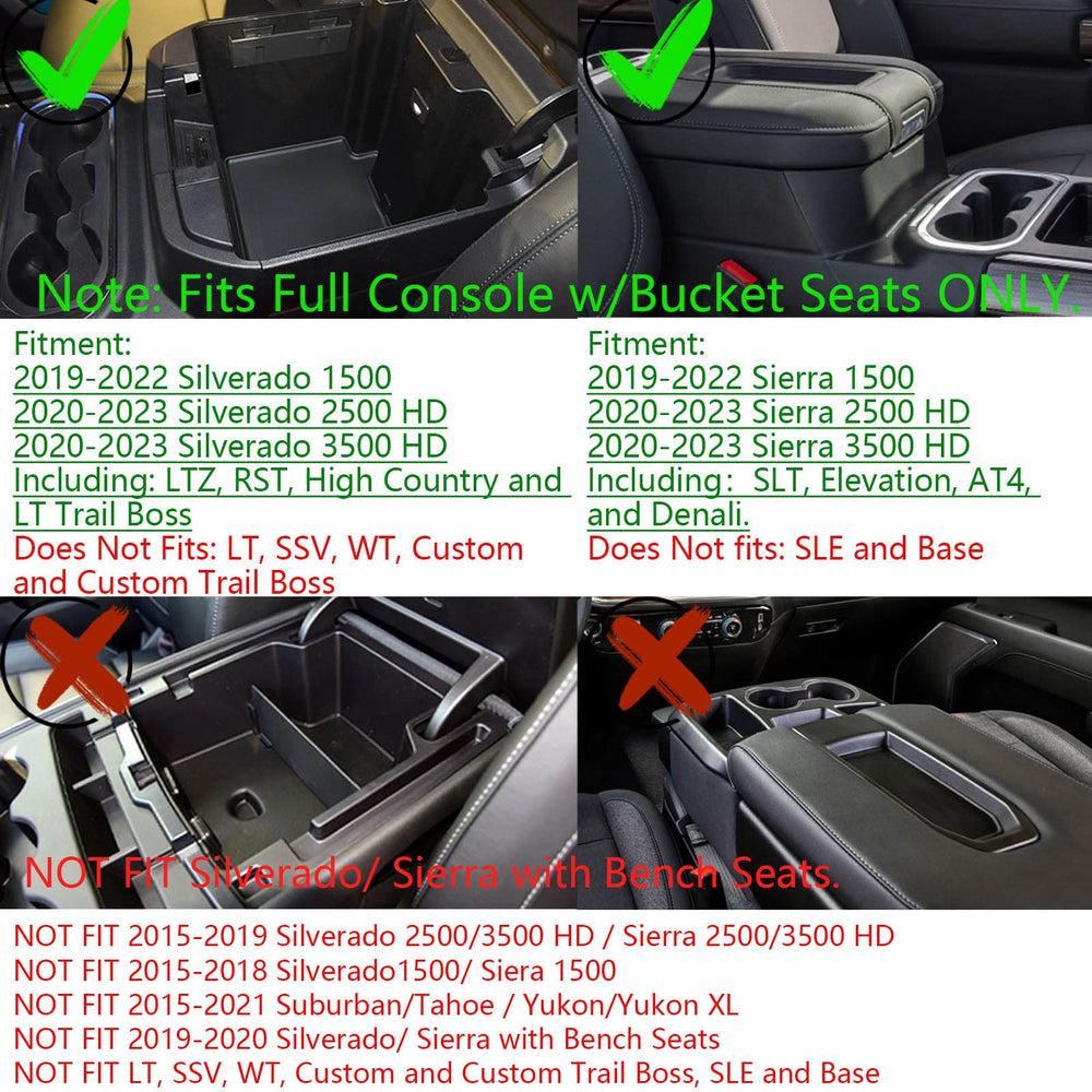 EDBETOS full console tray organizes tools and gadgets in the 2500HD/3500HD.