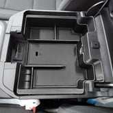 EDBETOS full-console tray for Silverado-Sierra 1500 with two-level storage for small items and tools