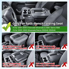 EDBETOS jump-seat storage tray adds center console space for daily essentials.