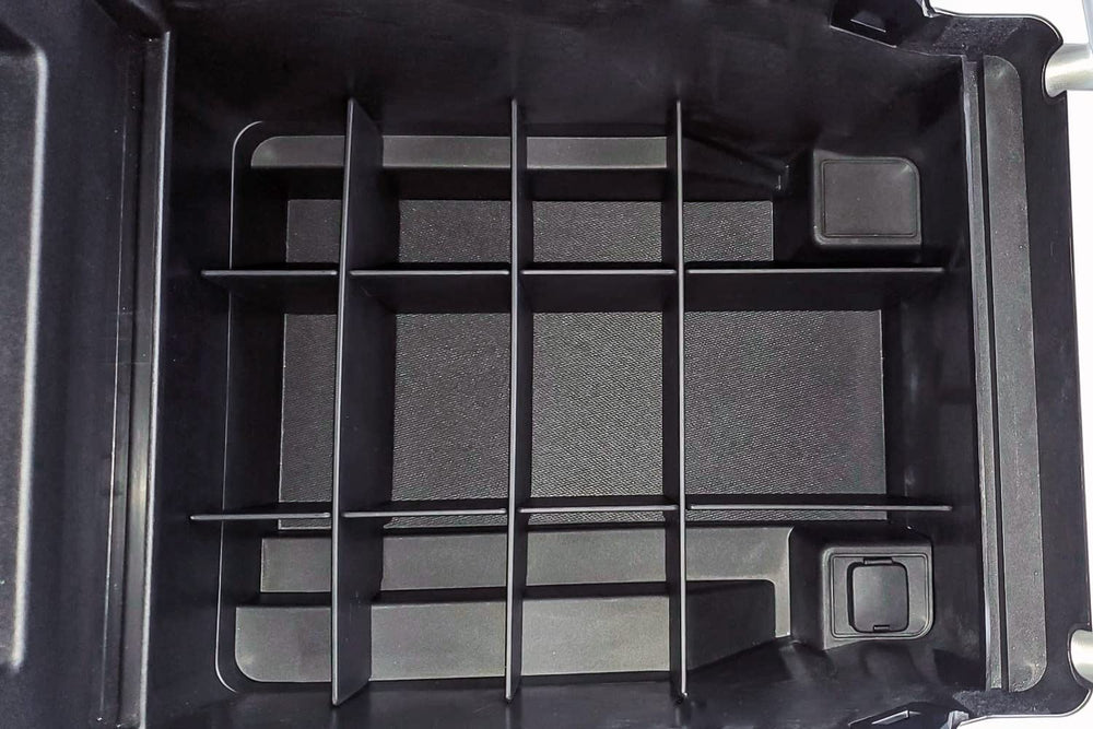 EDBETOS matte ABS dividers enhance the interior look and organization inside the console.