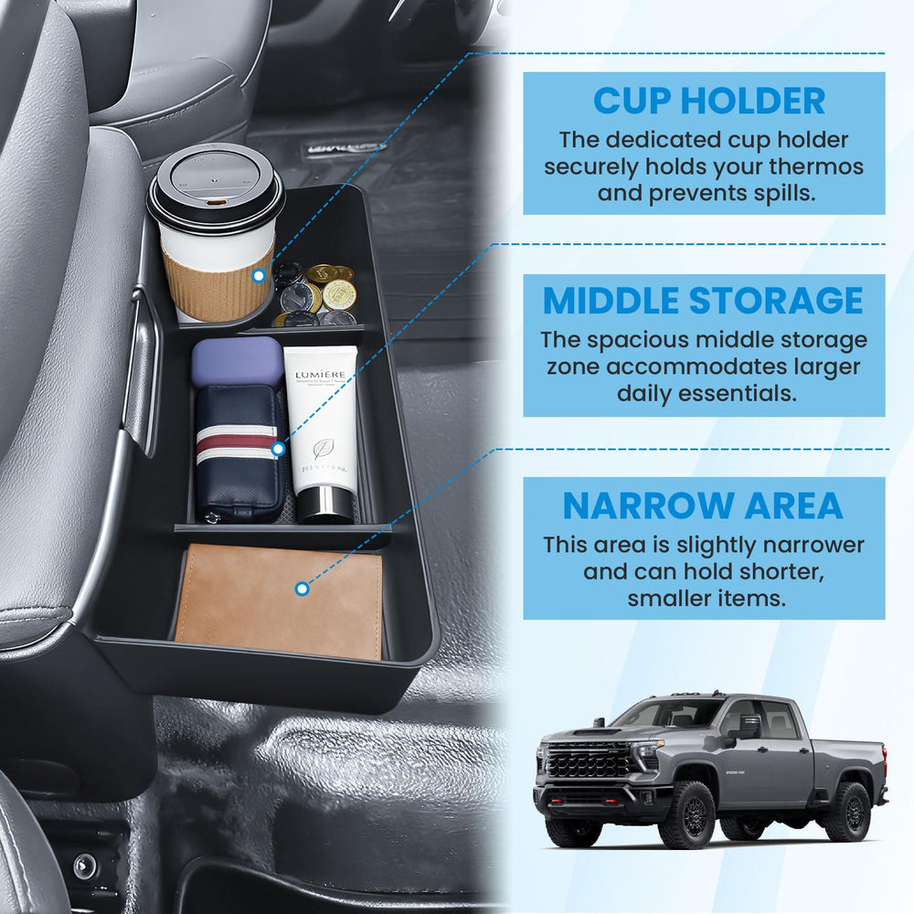 EDBETOS OEM-style fit blends with Silverado/Sierra interior.