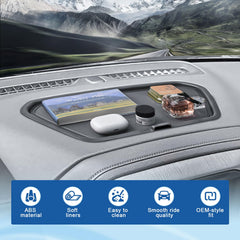 EDBETOS sleek dashboard insert blends with the truck interior.