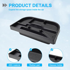 EDBETOS sunglasses holder integrated to protect eyewear while driving.
