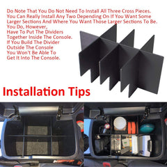EDBETOS compact storage for tools, coins, and cables in Tacoma armrest