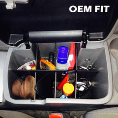 EDBETOS Tacoma center console organizer in use to separate small items