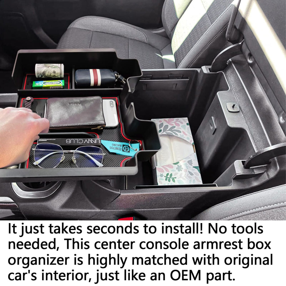 EDBETOS USB charging hole enables cable pass-through for charging.