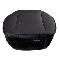 EDEALYN wrapping side design in black with premium stitching and rich look.
