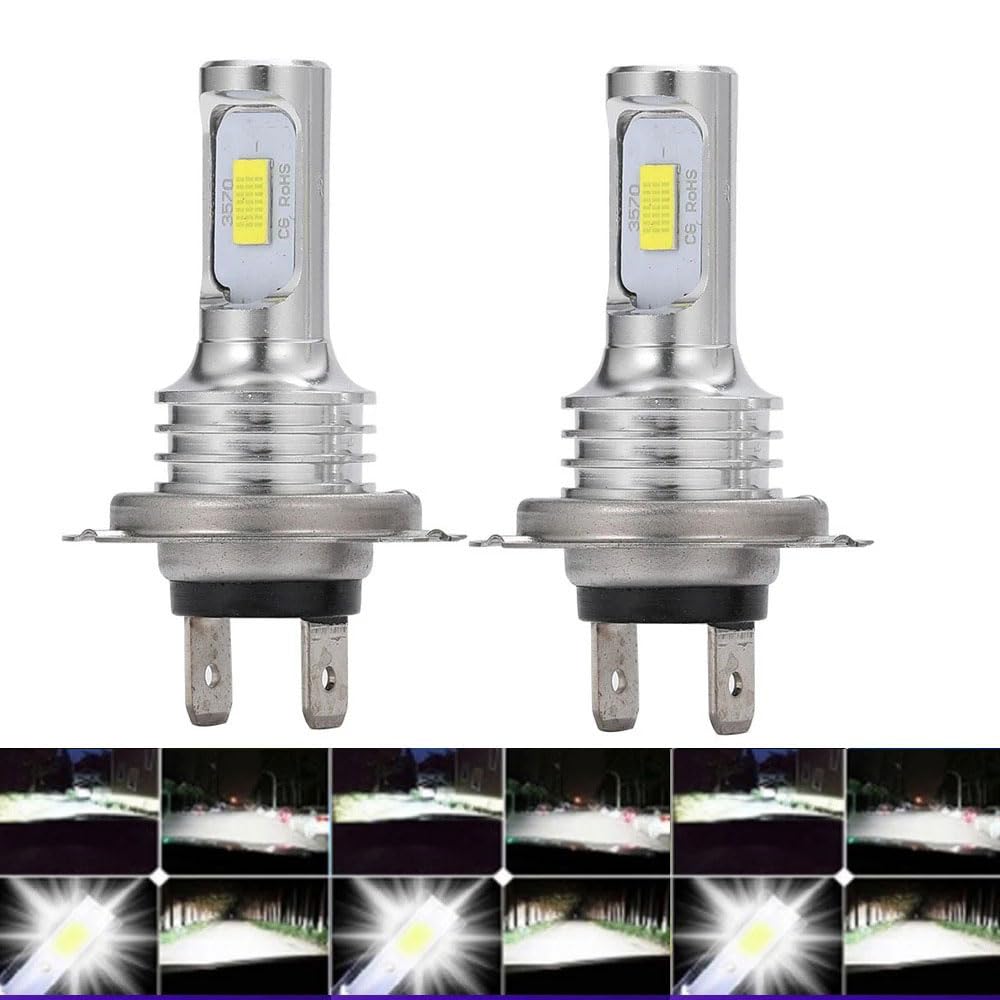Edearkar H7 LED 6000K white light for enhanced visibility.