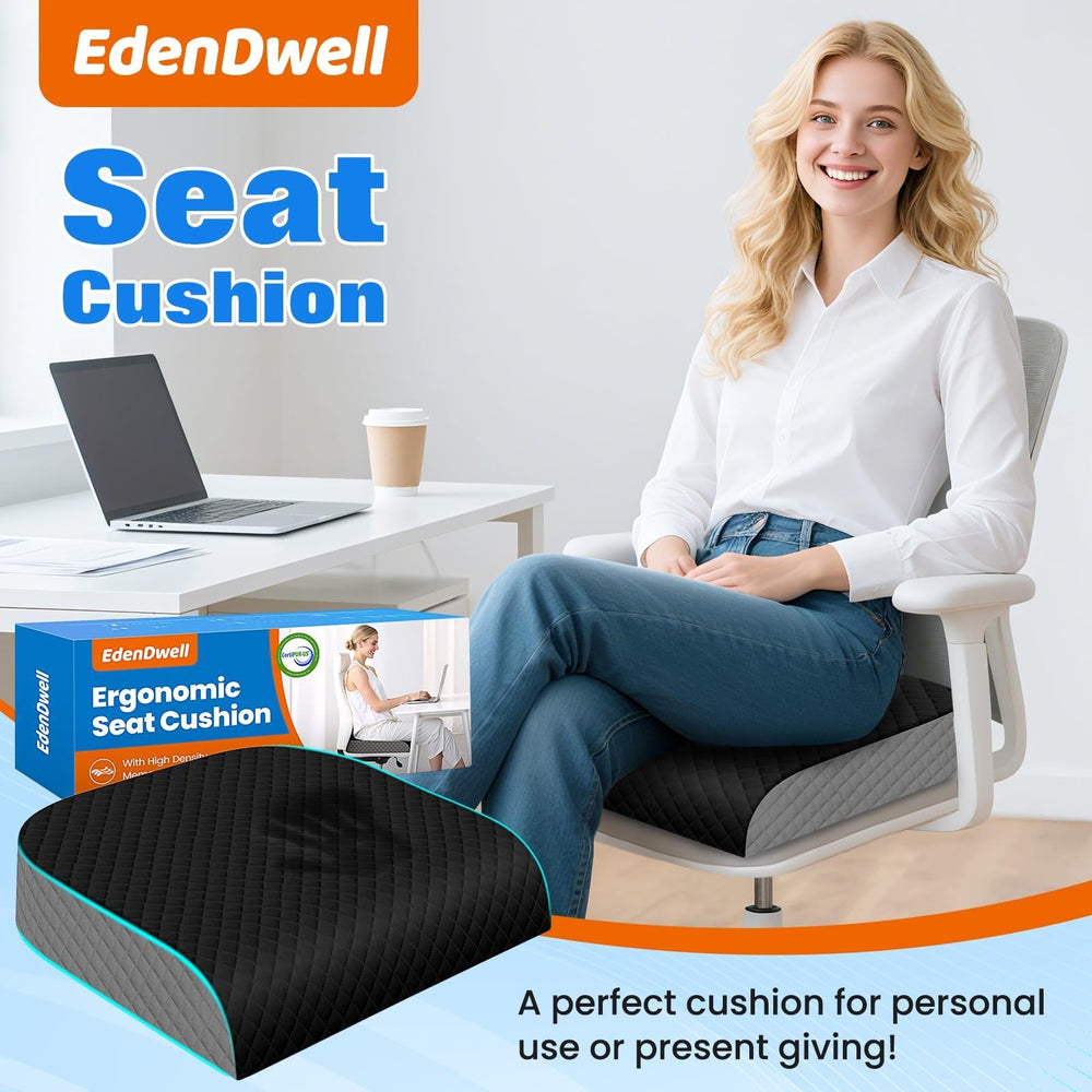 EdenDwell car-and-airplane-seat cushion suitable for travel comfort