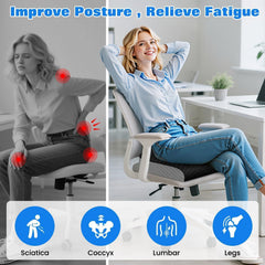 EdenDwell large seat cushion provides ample space and pressure relief