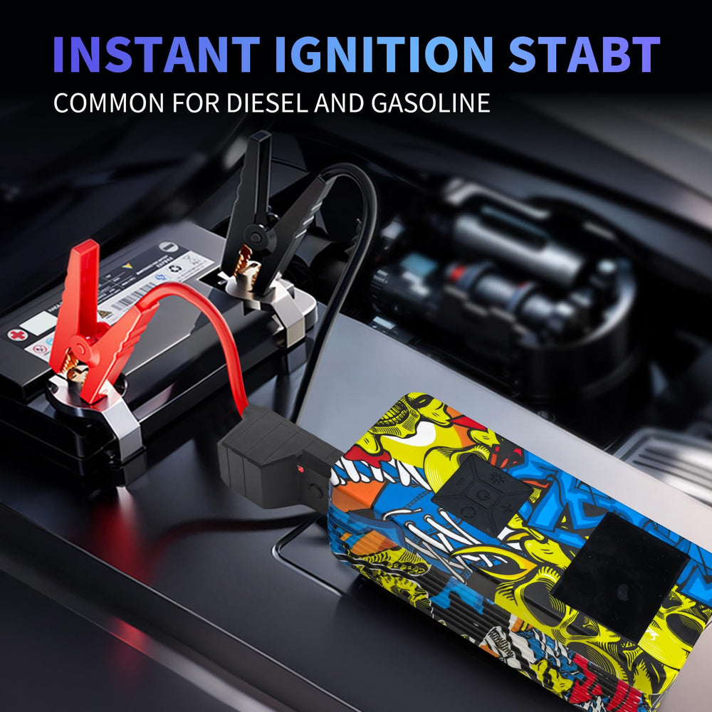 EDOMOL smart jumper cables ensure safe fast engine starts and connections