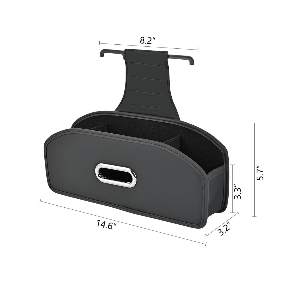 Edotim tissue holder for car helps keep napkins accessible.