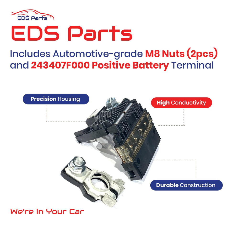 EDS 924-079 positive battery terminal for solid electrical connections.