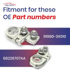 EDS Positive Terminal Connector side view demonstrating compact design for tight engine bays.