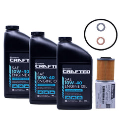 Edwards OEM semi-synthetic oil change kit front view for quick maintenance on CFMoto 400cc+