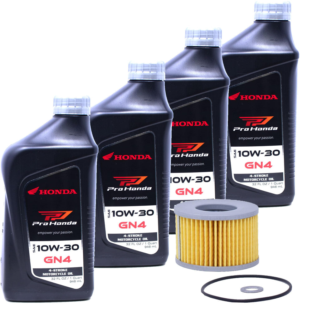 Edwards Oil Change Kit GN4 oil bottle ready for Honda Pioneer 700 maintenance