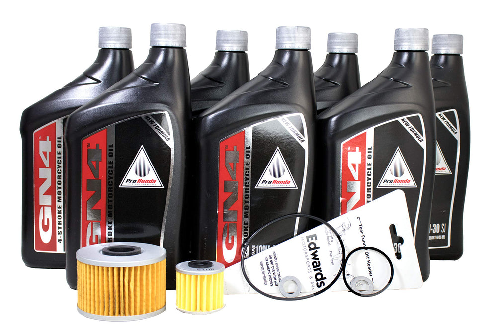 Edwards Oil Change Kit for Honda Talon 1000X/1000R, ready with filters and O-rings for easy maintenance.