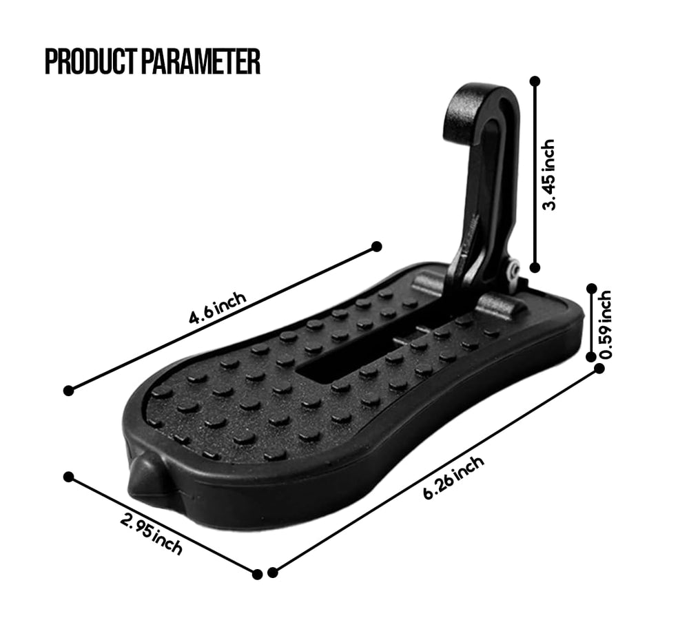 EENEXA car door step supports up to 400 lbs for versatile use.